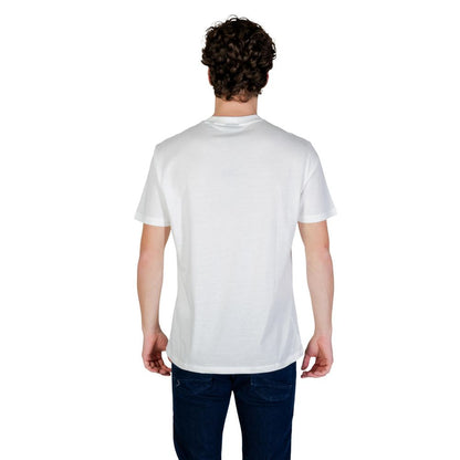 Armani Exchange White Cotton T-Shirt