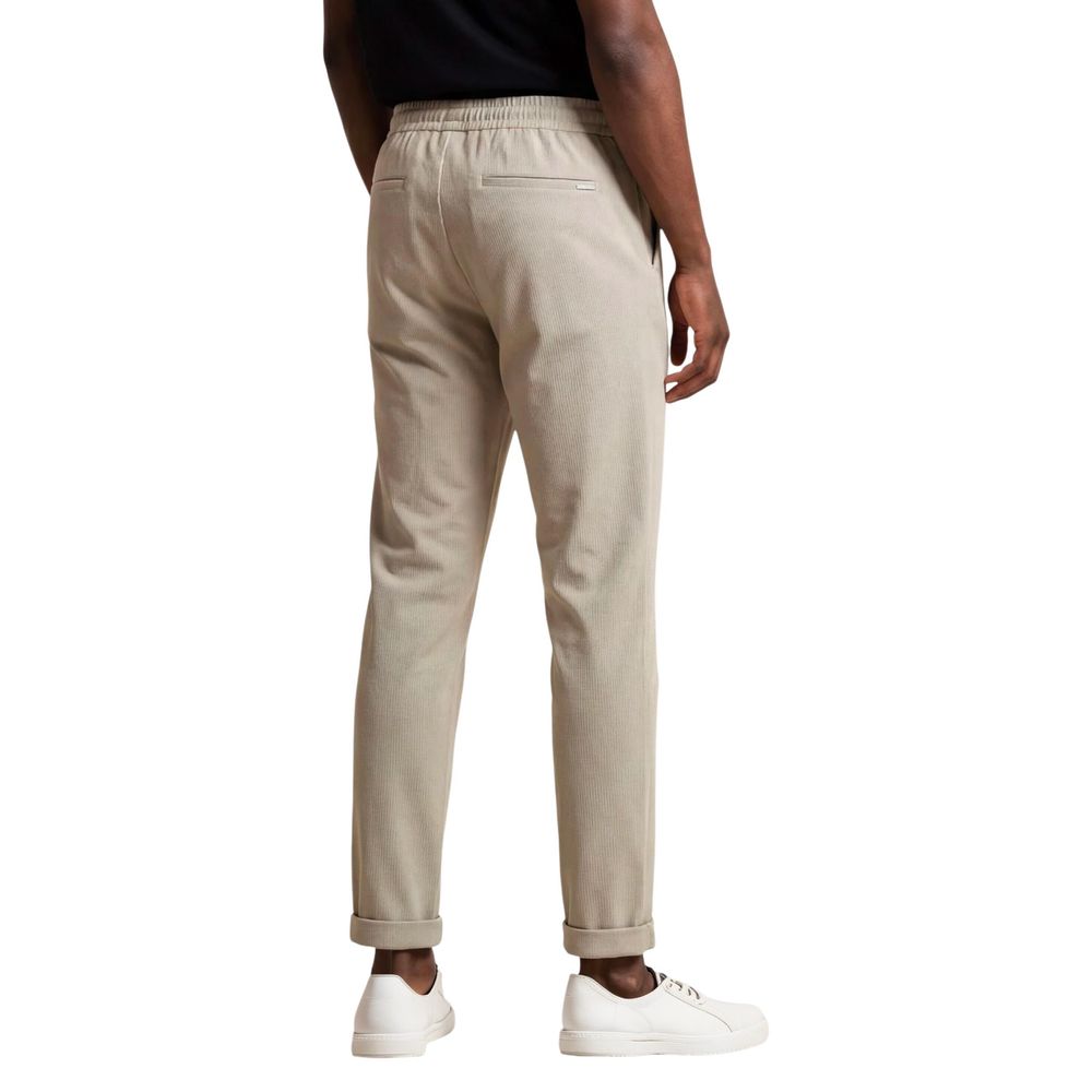 Antony Morato Beige Polyester Casual Pants