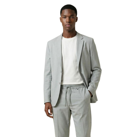 Blazer by Antony Morato for men in stretch polyester & viscose bicolour features an sartorial silhouette, showcasing a sophisticated and sartorial for a truly sartorial finish.