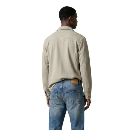 Antony Morato Beige Polyester Full-Length Jacket