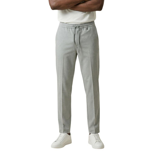 Trousers by Antony Morato for men in stretch polyester & viscose bicolour & signature features a tailored silhouette with a tailored relaxed-fit & regular-fit, defined by its long and a sophisticated .