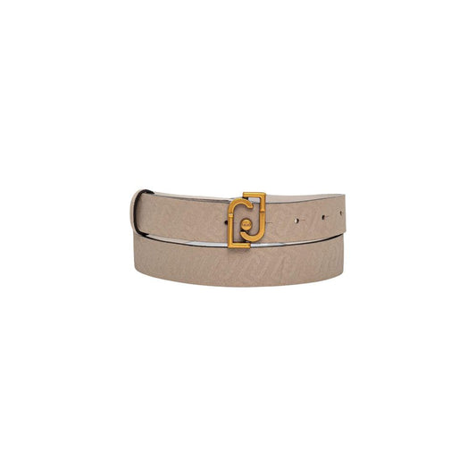 Belt by Liu Jo for women in polyethylene & polyurethane gray & gold features an artisanal silhouette, showcasing the artisanal craftsmanship of the Polyethylene & Polyurethane Belt collection for a artisanal finish.