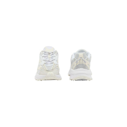 Lacoste White Recycled Polyester Athletic Sneakers