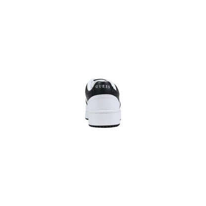 Guess Black And White Polyethylene Low Top Sneakers