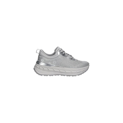 Guess Silver Polyester Chunky Sneakers
