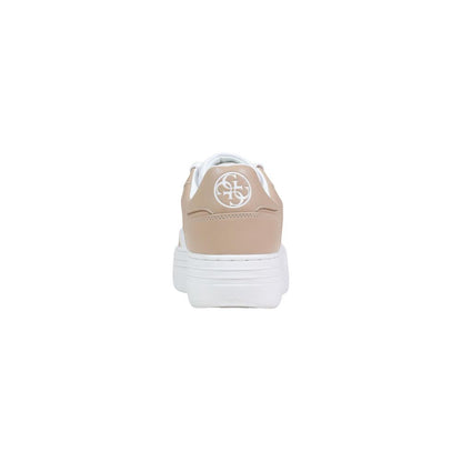 Guess Beige Polyethylene Low Top Sneakers