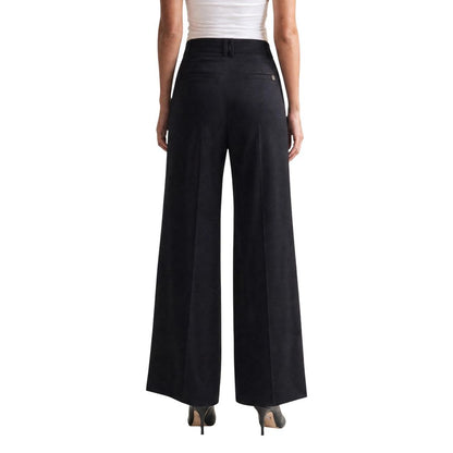 Guess Black Viscose Casual Pants