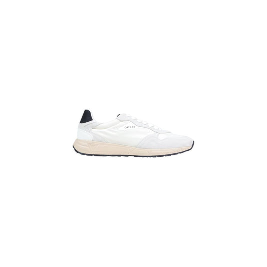 Athletic Sneakers by Guess for men in polyamide polyester & polyurethane white & signature features an exquisite silhouette, showcasing the premium athletic style of the Aria Men's Athletic Polyamide Polyester & Polyurethane Sneakers with an exquisite finish.