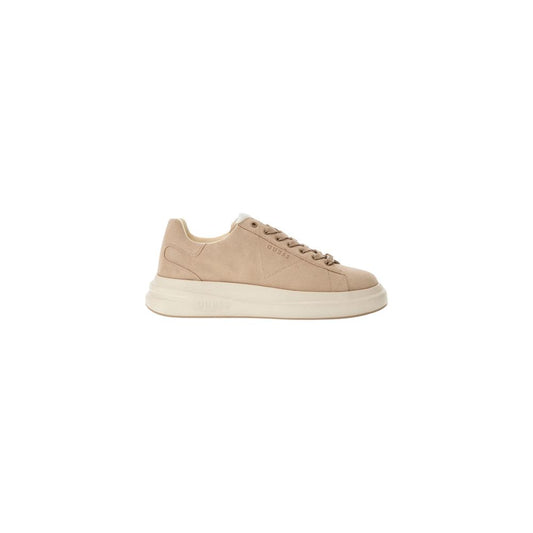 Sneakers by Guess for men in suede leather beige & signature features an versatile design from the Men's Low Top Suede Leather Sneakers collection, highlighting a versatile low-top style for a premium, high-fashion look.