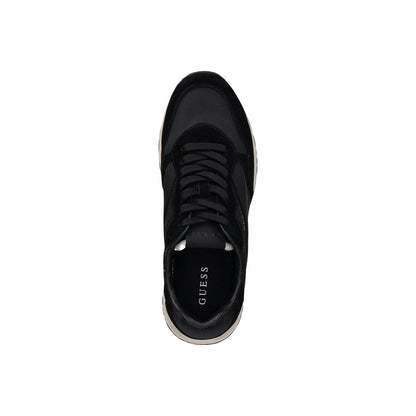 Guess Black Polyester Athletic Sneakers