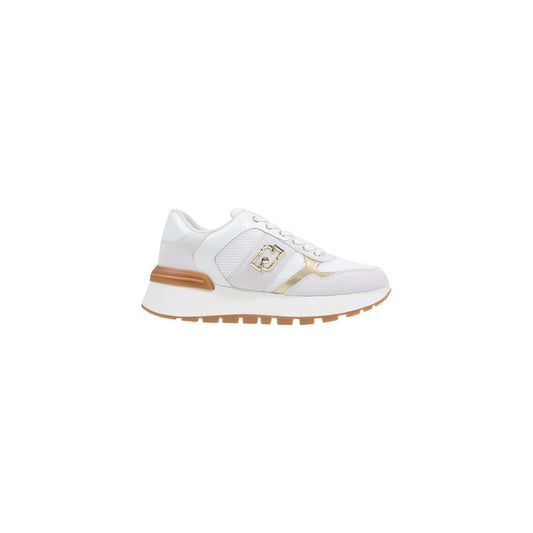 Athletic Sneakers Liu Jo women suede leather & textile white featuring a avant-garde City Crisp Women's Athletic Suede Leather & Textile Sneakers design with a avant-garde athletic style for a refined finish.
