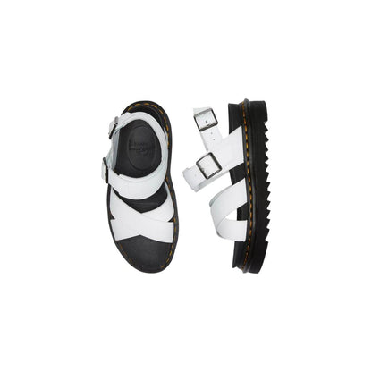 Dr. Martens White Leather Strap-On Sandals