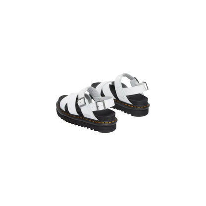 Dr. Martens White Leather Strap-On Sandals