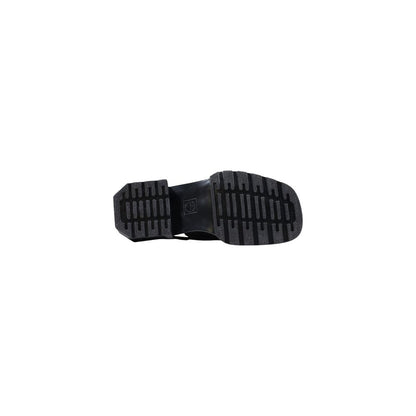 Dr. Martens Black Leather Mules