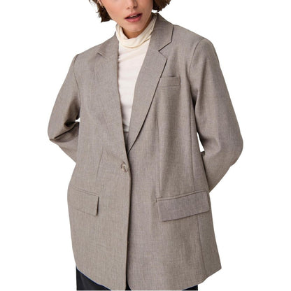 Only Beige Polyester Blazer