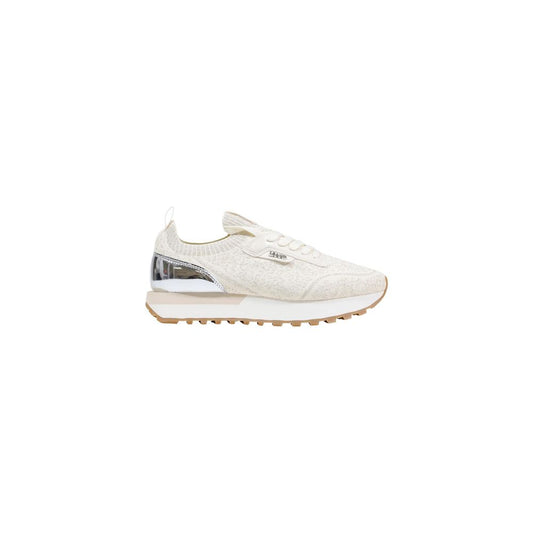 Athletic Sneakers by Liu Jo for women in polyester & rubber beige & signature features an timeless silhouette from the Women's Athletic Polyester & Rubber Sneakers collection, showcasing a timeless athletic style for a timeless look.