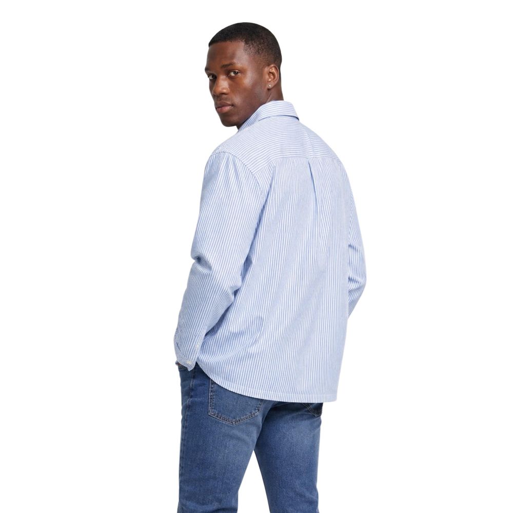 Only & Sons Blue Cotton Pattern Shirt