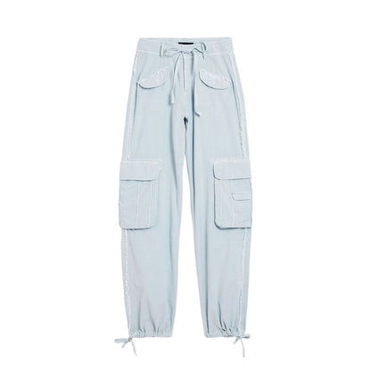 Desigual Blue Cotton Casual Pants