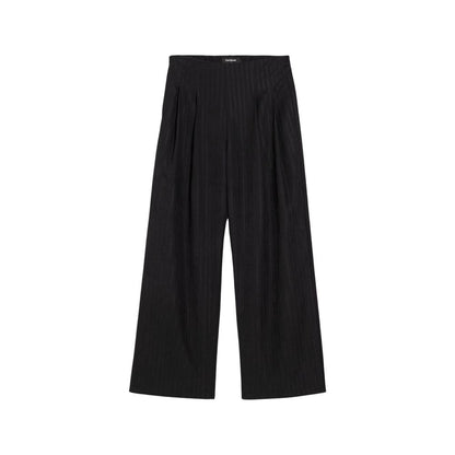 Desigual Black Polyester Casual Pants