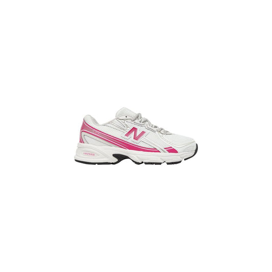Athletic Sneakers by New Balance for women in synthetic white showcases an impeccable silhouette, defined by an impeccable athletic style design that perfectly captures the essence of the Crisp Women's Athletic Synthetic Sneakers.