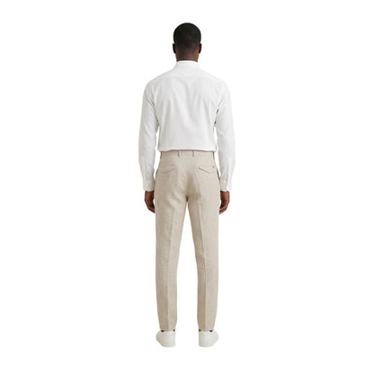 Gianni Lupo Beige Linen Casual Pants