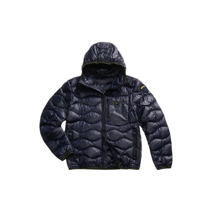 Blauer Blue Polyamide Shell Jacket