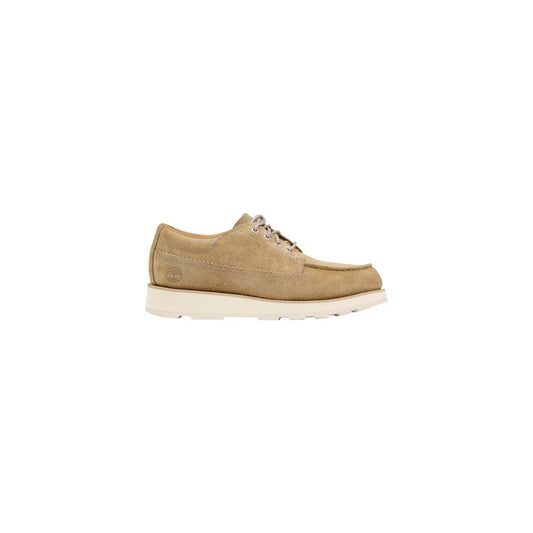 Loafer Slip-On Lace-Up Shoes by Timberland for men in suede leather beige showcases a resplendent Men's Suede Leather Loafer Slip-On Lace-Up Shoes aesthetic, defined by its resplendent and elegant .
