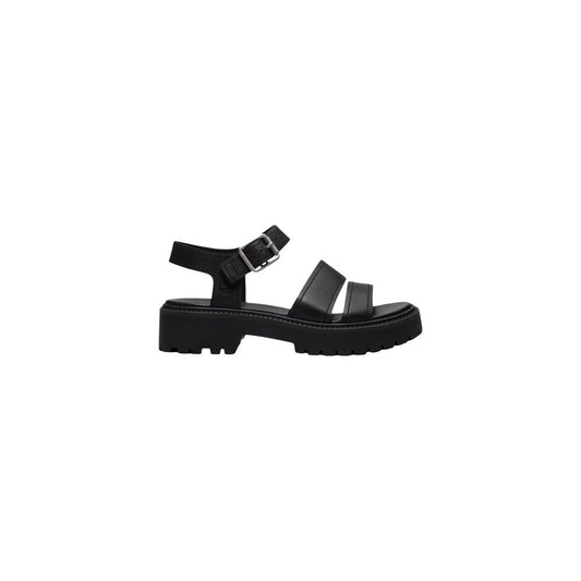 Timberland Women's Leather Platform Sandals - Black