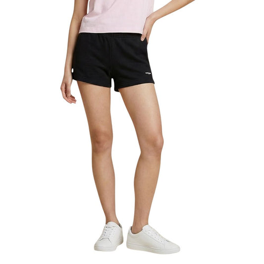 Activewear Shorts by Tommy Hilfiger Jeans for women in cotton black & signature features an ergonomic athletic with , highlighting a ergonomic and short for a premium, high-performance look.