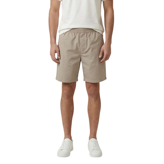 Short Trousers by Armani Exchange for men in stretch cotton beige & signature features an sartorial design, highlighting a sophisticated with a short cut and a refined for a truly sartorial look.