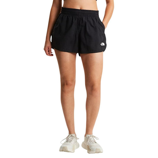 Activewear Shorts by The North Face for women in stretch polyester black features a contemporary silhouette with , a contemporary , short, and for a contemporary finish.