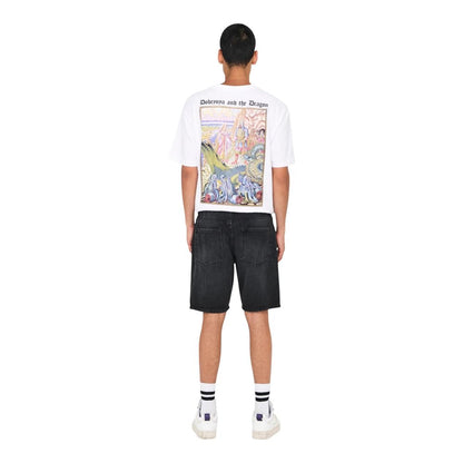 Only & Sons Black Denim Shorts