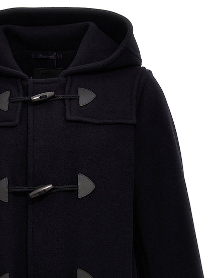 Prada Blue Wool Coat