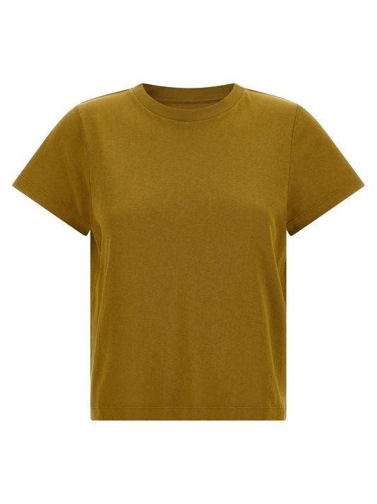 T-Shirt by Khaite for women in cotton black, multicolor & yellow features an on trend silhouette, perfectly showcasing a on trend and crew neckline for an elevated aesthetic.