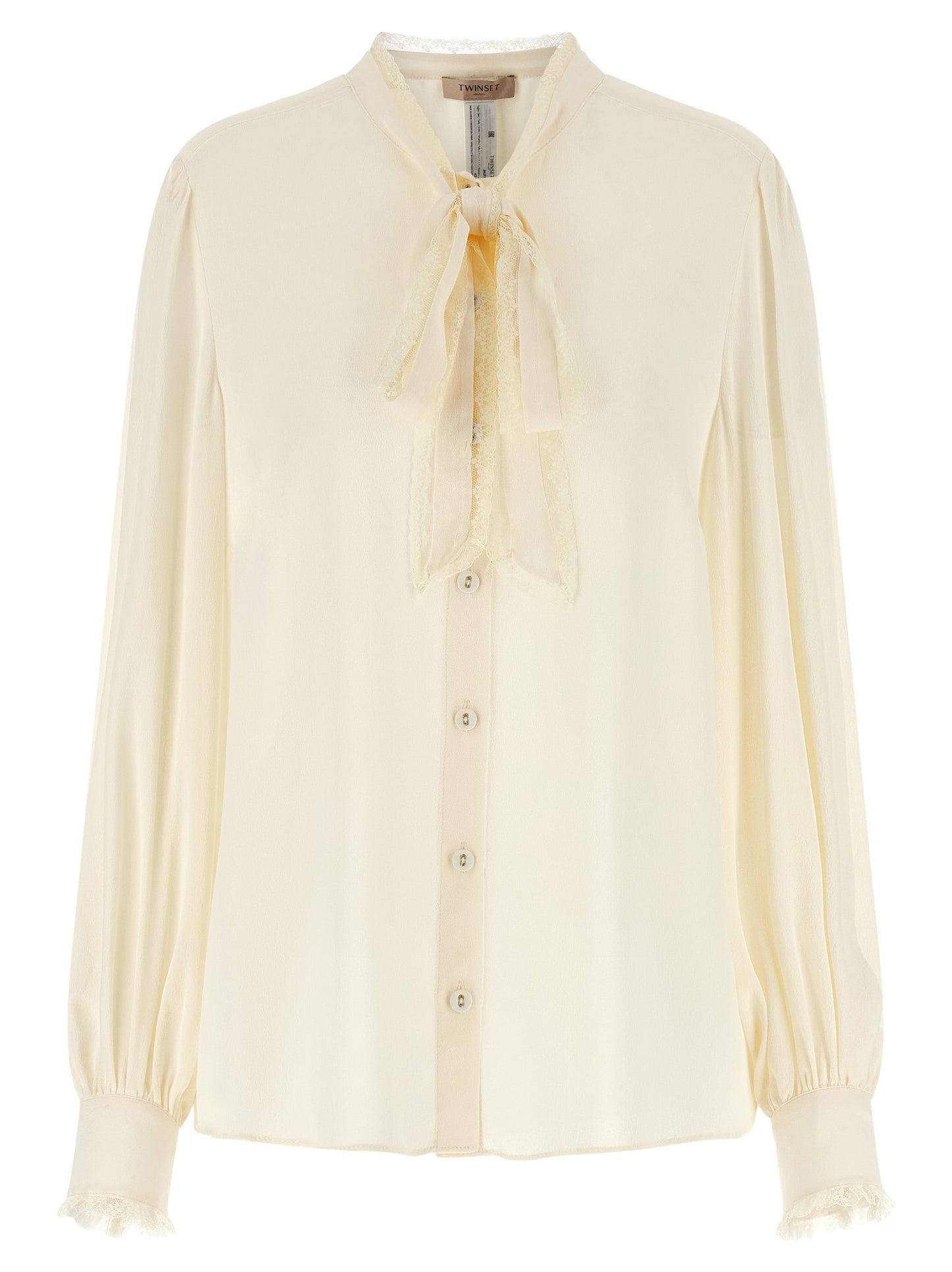 Twinset White Viscose Blouse