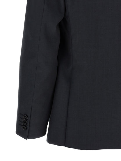 ZEGNA Blue Wool Two-Piece Suit