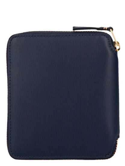 Comme Des Garçons Blue Calfskin Wallet