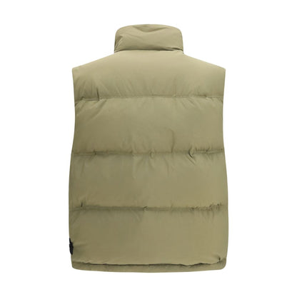 Vest by Stone Island for men in cordura cotton nylon & duck down bicolour features a stylish silhouette, showcasing distinct lightweight, pockets & insulated and a refined stand-collar neckline for a truly stylish finish.