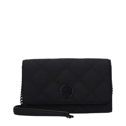 Clutch Handbag by Tory Burch for women in leather black features a sculptural silhouette with a secure , ample , and versatile for a sculptural finish.
