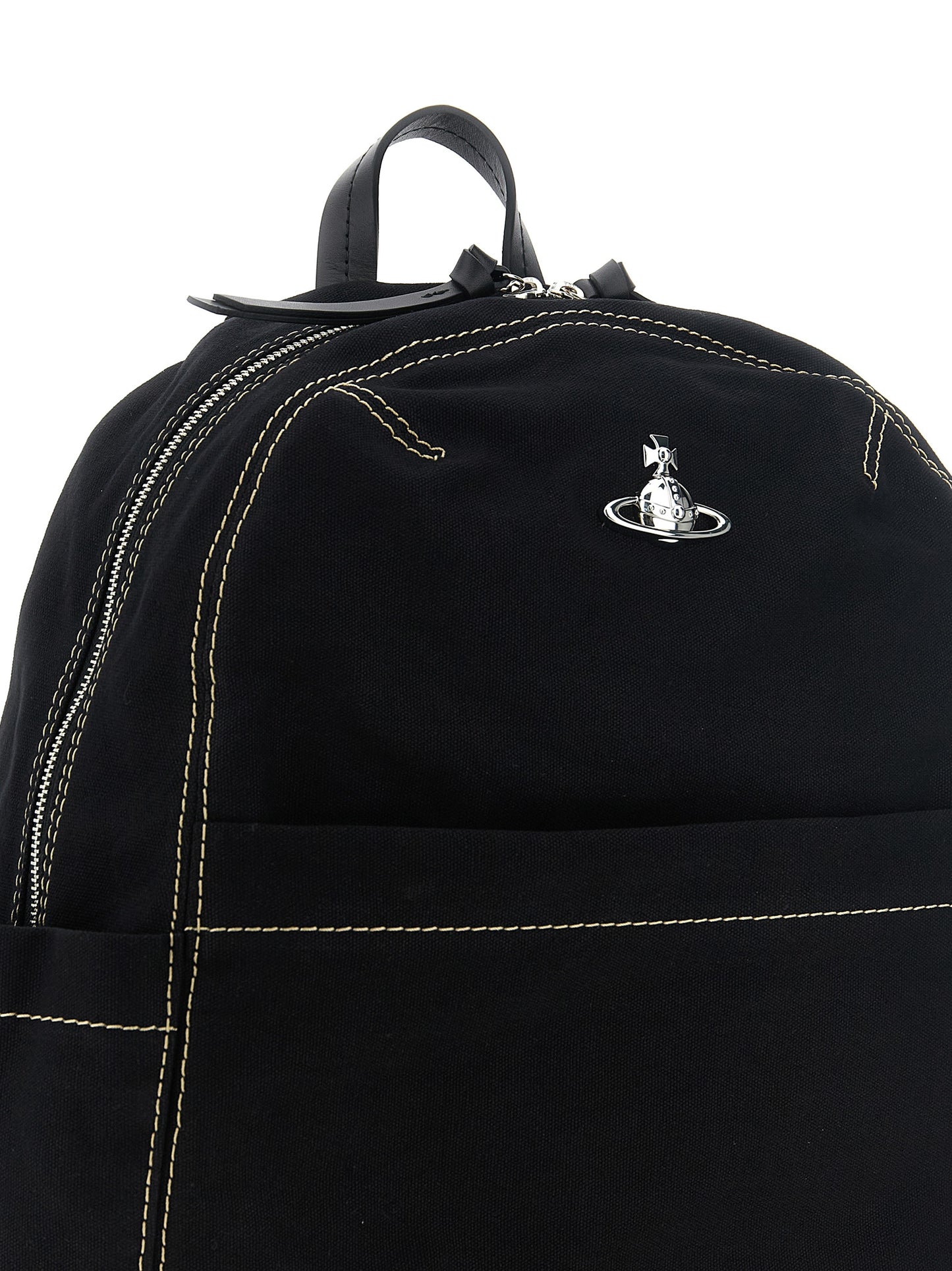 Vivienne Westwood Black Cotton Backpack