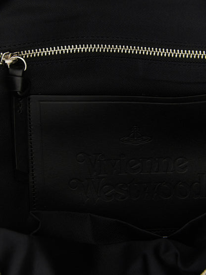 Vivienne Westwood Black Cotton Backpack