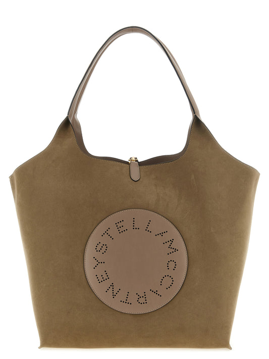 Tote Clutch Bag by Stella McCartney for women in polyester suede leather gray & gold features an sumptuous Polyester Suede leather Tote Clutch Bag design with a secure , ample , and versatile detachable-strap & handle for an sumptuous finish.