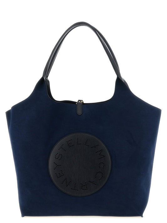 Tote Clutch Bag by Stella McCartney for women in polyester suede leather black, multicolor & navy features an metropolitan chic Polyester Suede Leather Tote Clutch Bag design with a secure , metropolitan chic , and versatile detachable-strap for a metropolitan chic look.