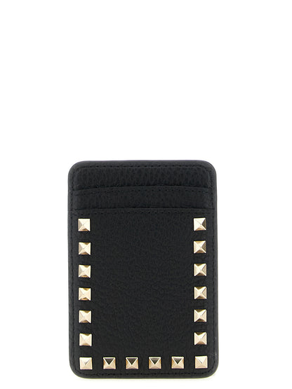 Valentino Garavani Black Calfskin Cardholder