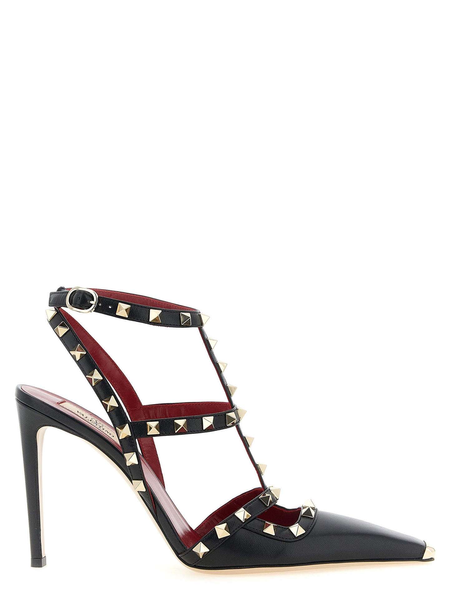 Valentino Garavani Black Calfskin High Heel Pumps