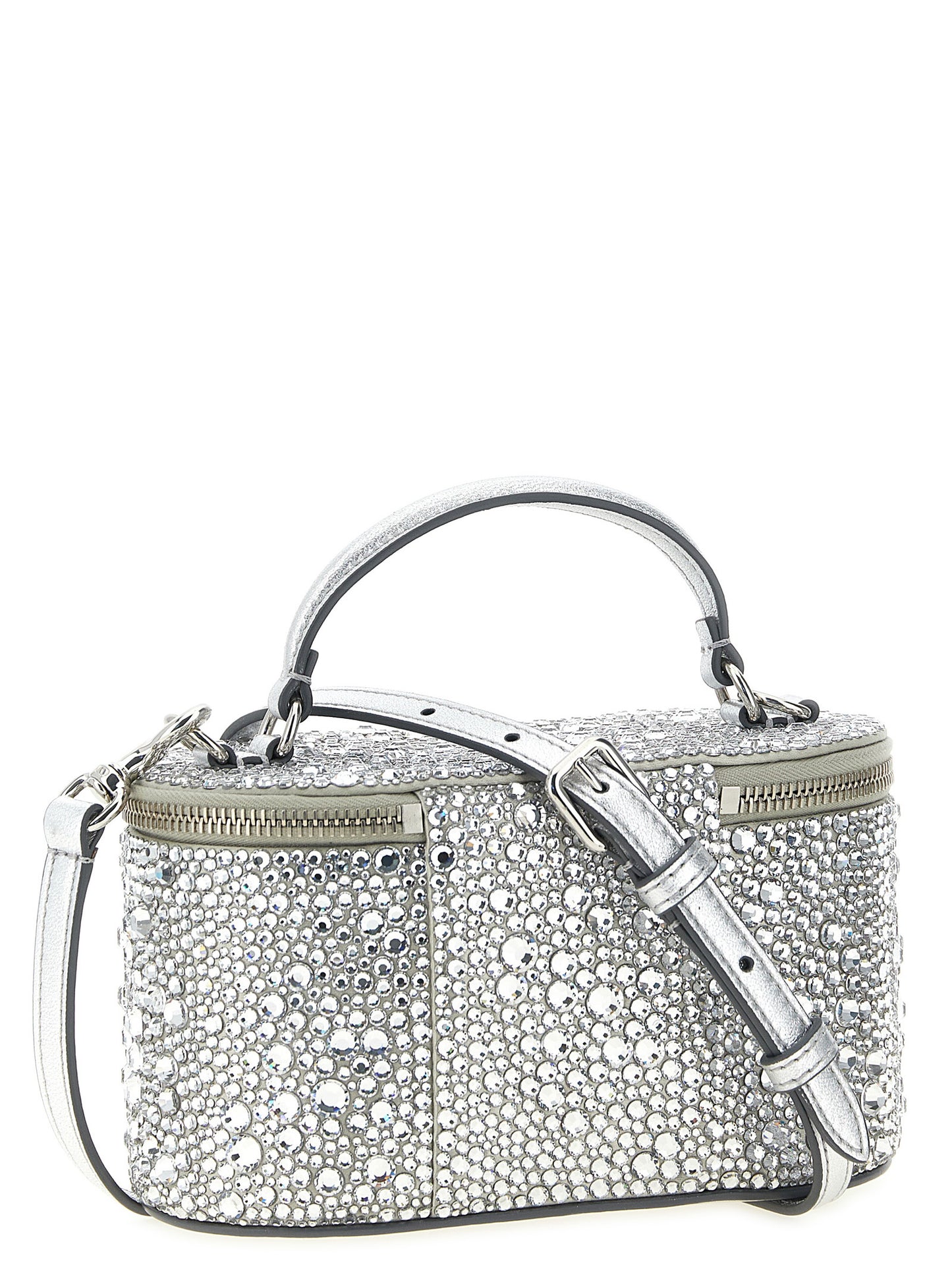 Valentino Garavani Silver Viscose Handbag