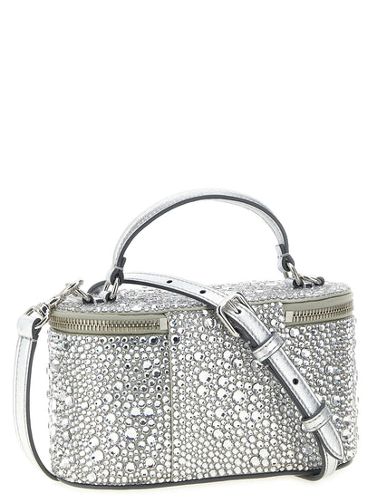 Valentino Garavani Silver Viscose Handbag