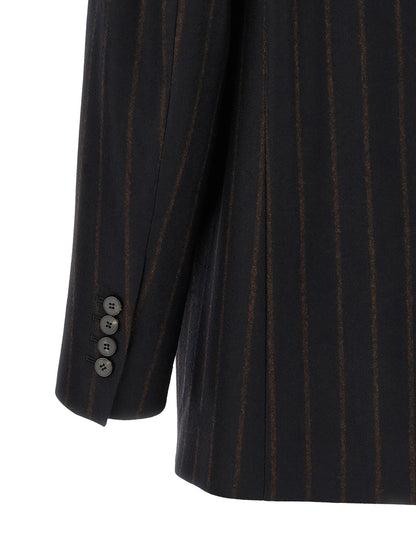 Alberto Biani Blue Wool Blazer