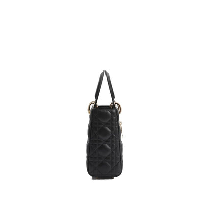 Dior Black Lamb Leather Shoulder Bag