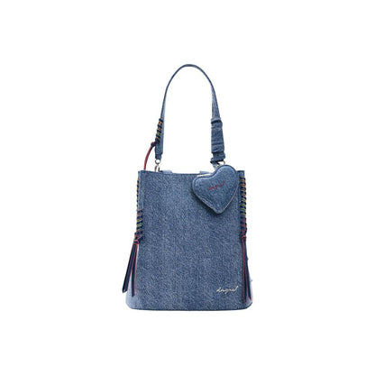 Desigual Blue Cotton Backpack